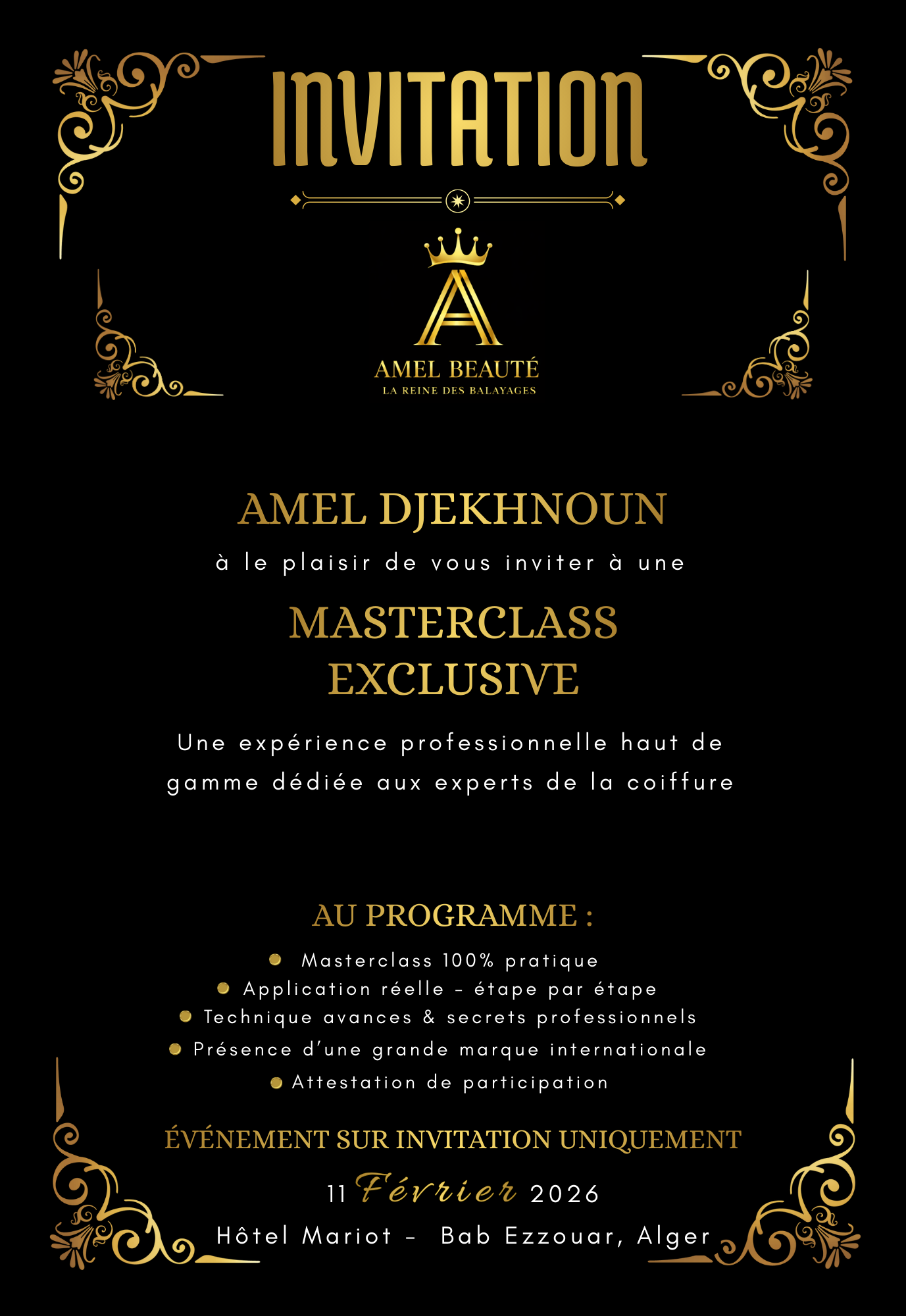 Black and Yellow Simple Invitation Letter (3)